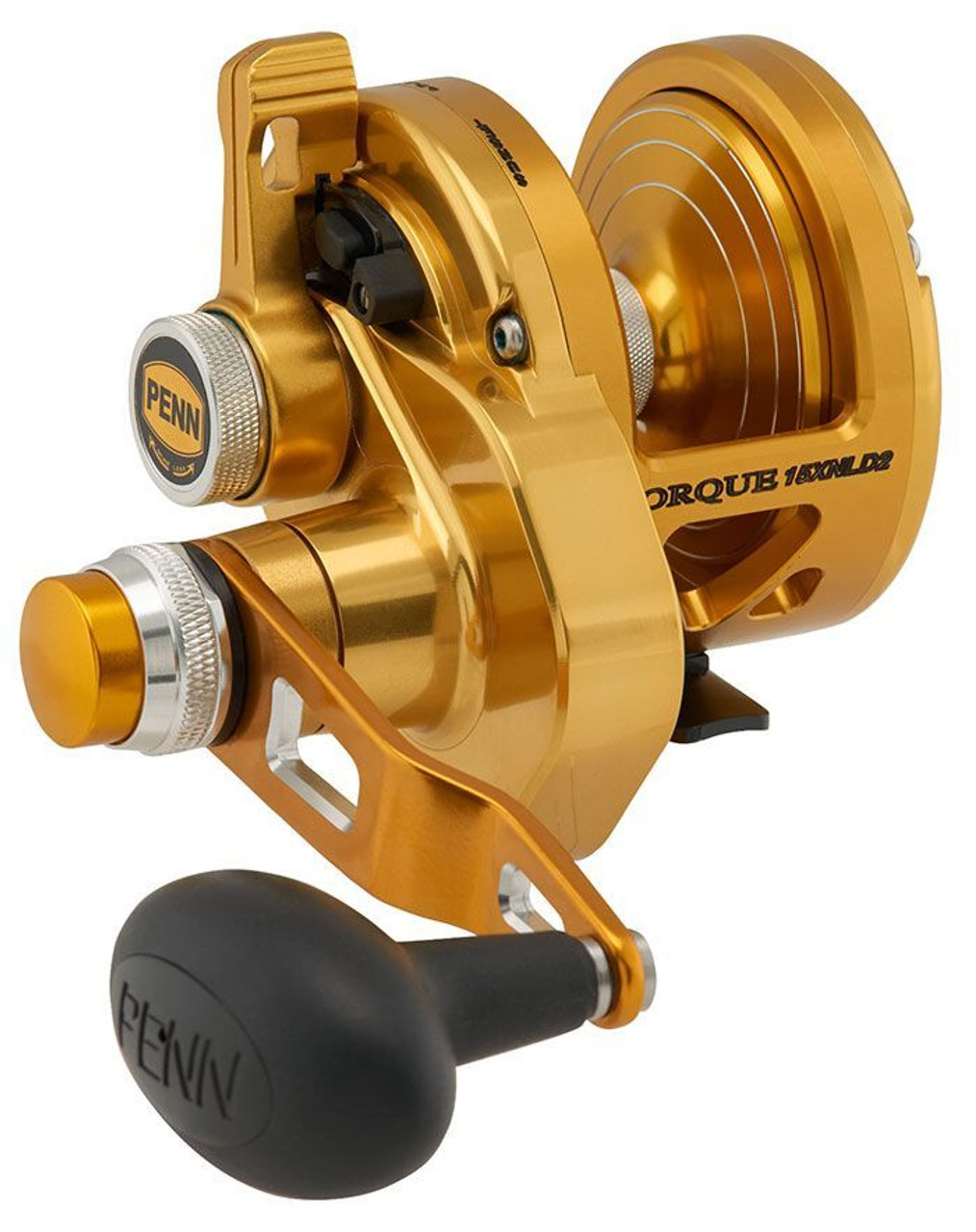 Penn TRQ15XNLD2 Torque Lever Drag 2 Speed Reel - TackleDirect