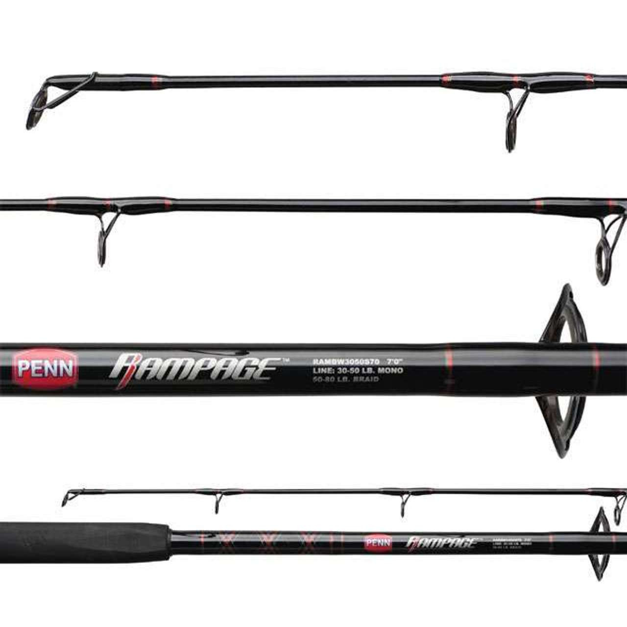 Penn RAMBW3050S70 Rampage Boat Rod - TackleDirect