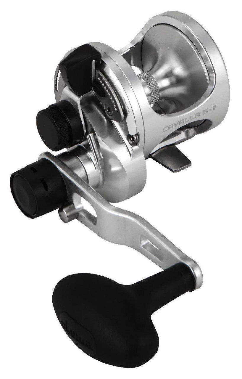 Okuma CAV-12IILX Cavalla 2-Speed Lever Drags Reel - TackleDirect