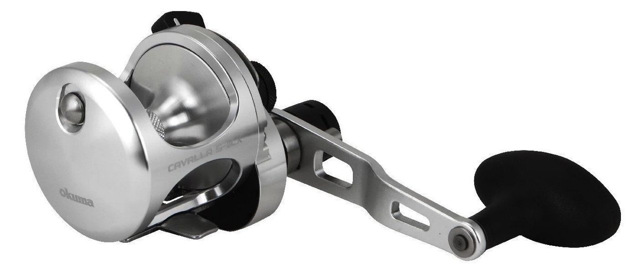 Okuma CAV-12NII Cavalla 2-Speed Lever Drags Reel - TackleDirect