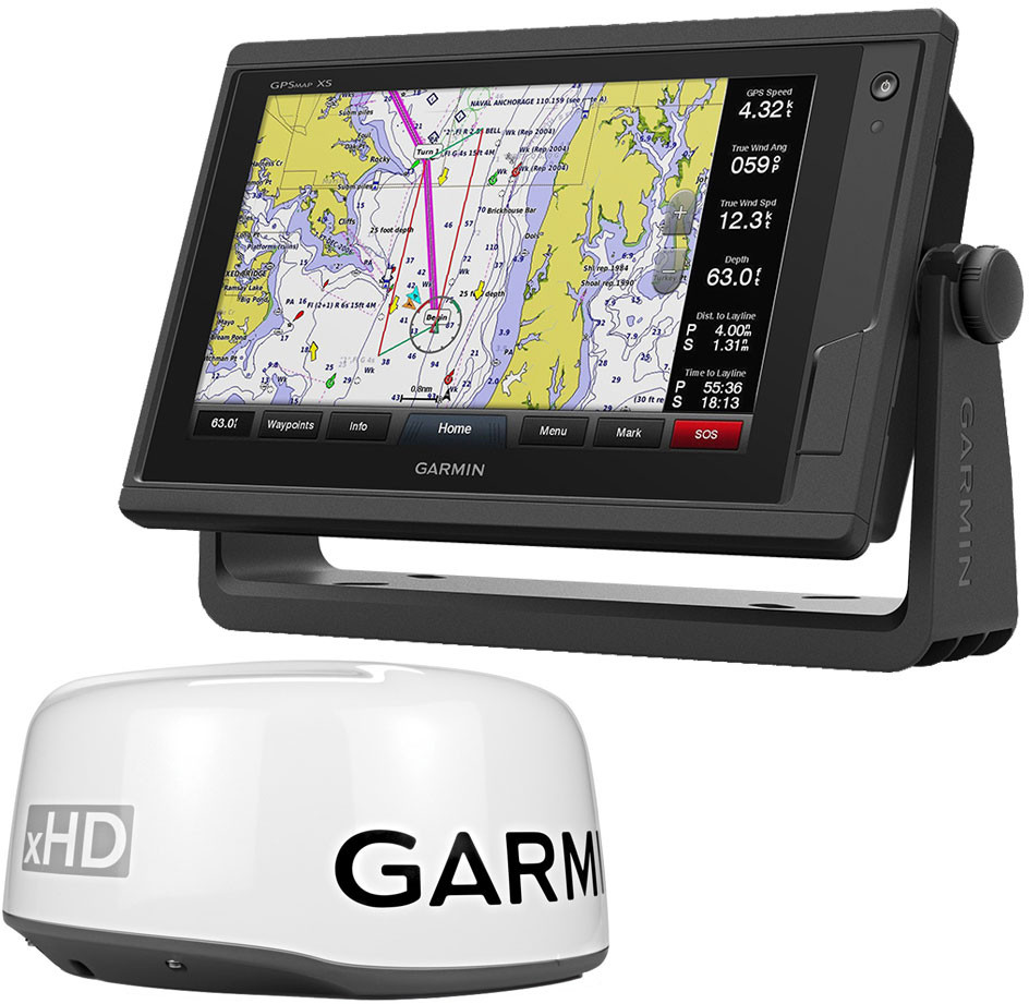 Garmin 010-01739-03/18HXD GPSMAP 942xs Touch Combo - TackleDirect