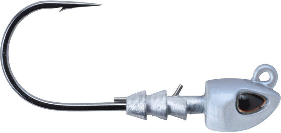 Bob4Bass Hybrid Tungsten Shakey Head Jig - 1/4 Oz, 4/0 Hook (3-Pack)