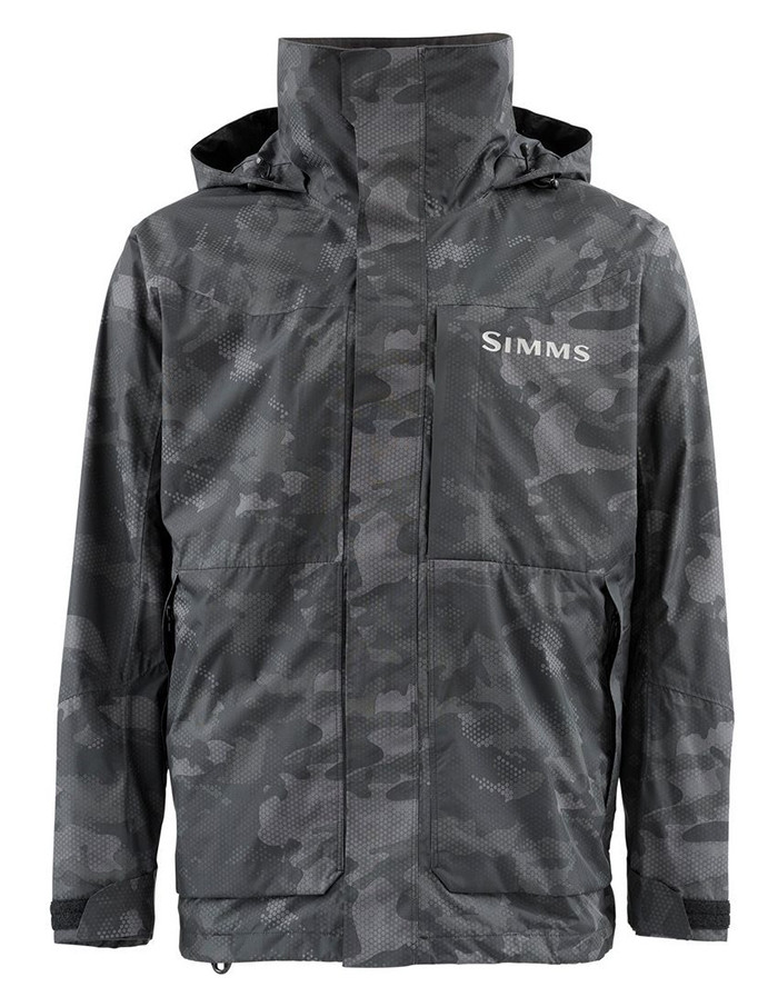 Simms Challenger Fishing Jacket - Hex Flo Camo Carbon - XL