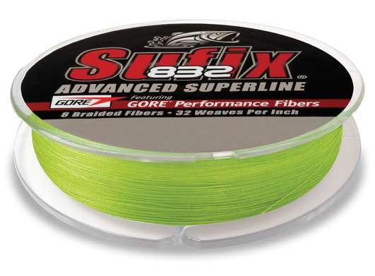 Sufix 832 Advanced Superline Neon Lime 50lb 1200yds