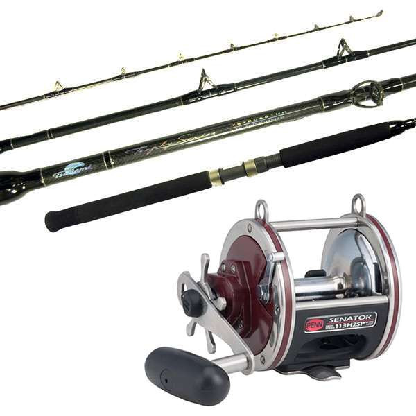 Tsunami Trophy / Penn Special Senator Wire Line Combo - TackleDirect