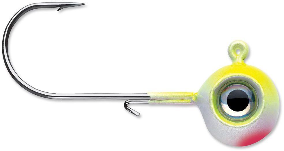 VMC Neon Moon Eye Jigs - 1/4oz - Clown - TackleDirect
