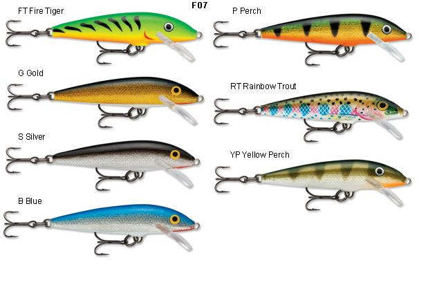 Rapala Original Floater | Esca Da Pesca Galleggiante | Azione Di Nuoto Realistica | Affondante Topwater-3.4m
