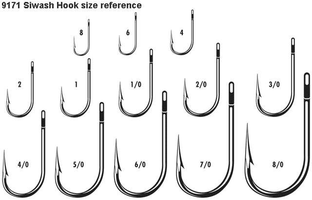 100 PACK - 6X Strong GT 9171 Nickel Plated Open Eye Siwash Fishing Hooks Size 4