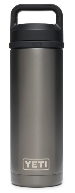 YETI Rambler Bottle - 18 oz. - Chug Cap - Graphite - TackleDirect