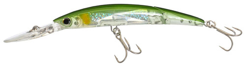 Yo-Zuri F1155 Crystal 3D Minnow Deep Diver Jointed Green Silver