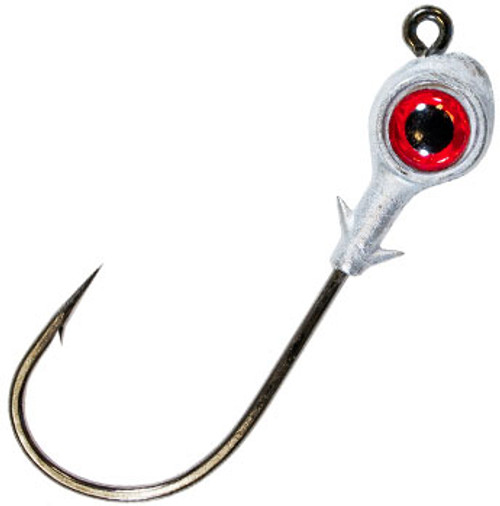 Z-Man Redfish Eye Jigheads - 1/4oz - Red - TackleDirect
