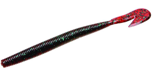 Zoom Mag Ultra-Vibe Speed Worm - 7in - Red Bug - TackleDirect