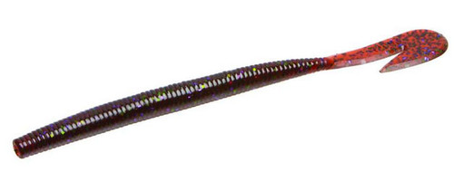 Zoom UV Speed Worm - 7in - Scuppernong Candy - TackleDirect