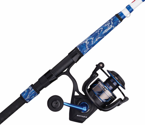 Penn BTLIII6000LE902MH Battle III LE Spinning Combo - TackleDirect