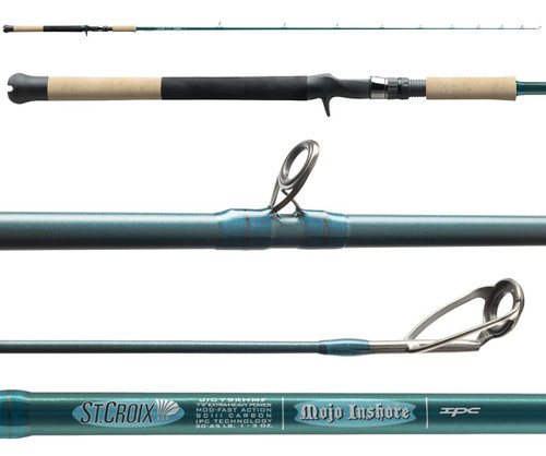 St. Croix JIC70HF Mojo Inshore Casting Rod - TackleDirect