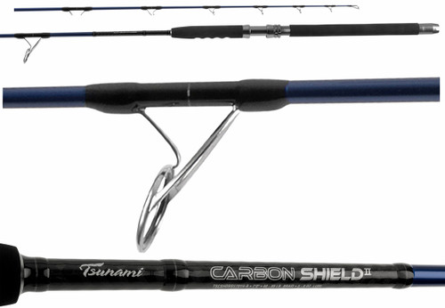 Tsunami TSCSHDPSII762H-B Carbon Shield II Boat Rod - TackleDirect