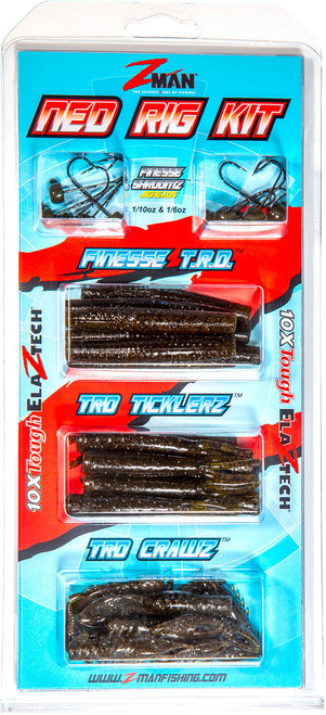 Z-Man Ned Rig Kit - Green Pumpkin - TackleDirect