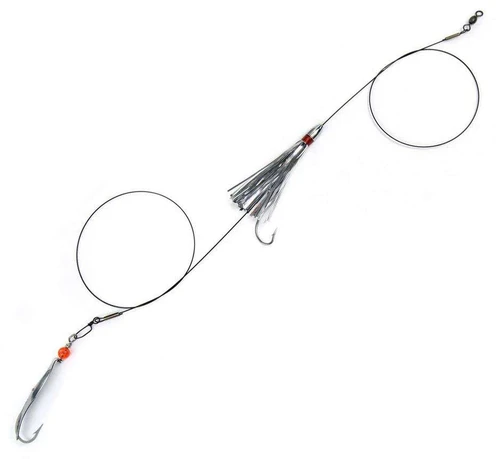 Clarkspoon Mackerel Duster Rig - Silver - TackleDirect