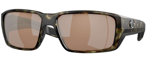 Costa Fantail Pro Sunglasses Wetlands/Copper Silver Mirror 580G