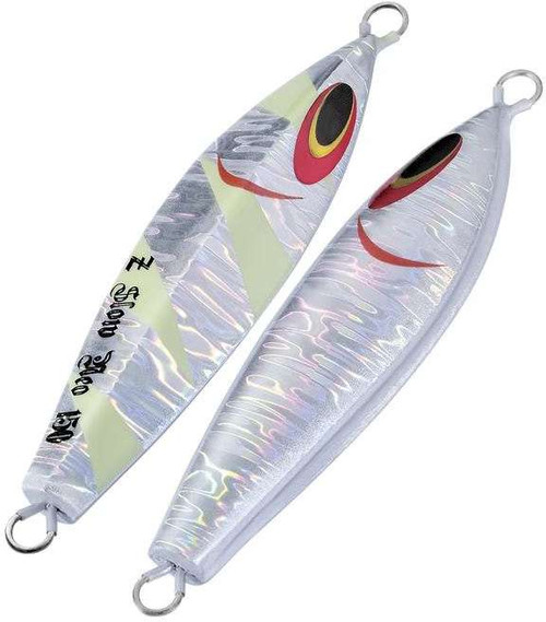 Sea Falcon Z Slow Neo Jig - 220g - LTG Glow Silver