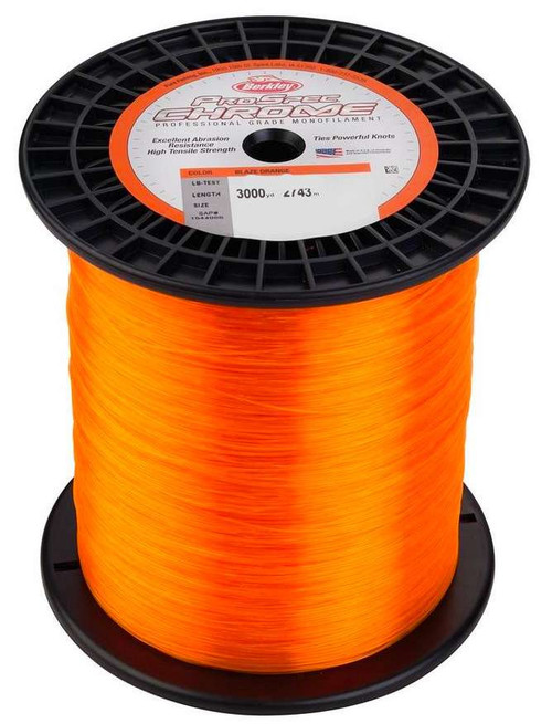 Berkley ProSpec Chrome Mono 20lb 3000yd Blaze Orange - TackleDirect