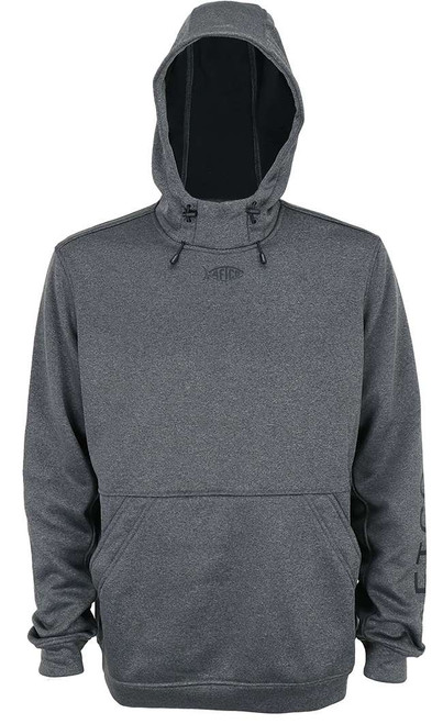 AFTCO Shadow Sweatshirt ヘザーグレー Aftco Shadow Fleece Sweatshirt - Charcoal Heather - Small