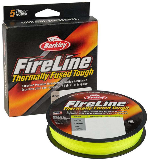 Berkley FireLine Superline - Flame Green - 4lb - 125yd - TackleDirect
