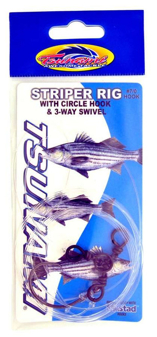 circle hooks fishing striper Striped Bass Rig The Tsunami Striped Bass In Circle Hook Guide for Striper