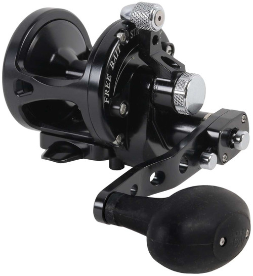 avet raptor sx 6 4 2-speed reel black 6/4 MC Two Speed Lever Drag Right Hand / Red stainless steel fasteners Avet SX 6/4 MC Raptor