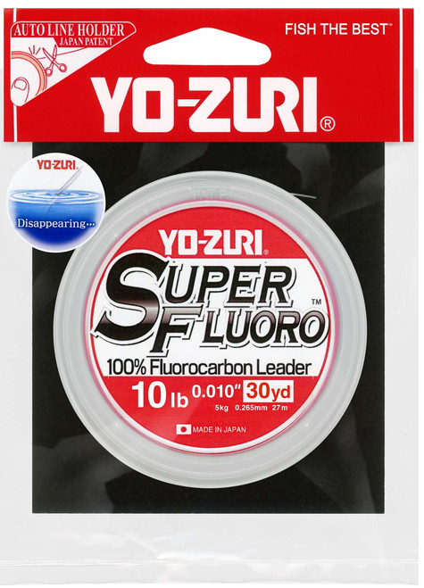 Yo-Zuri SuperFluoro Leader 10lbs 30yds - TackleDirect