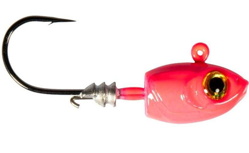 Z-Man Micro Shad HeadZ - 3/16 oz - Pink Glow - TackleDirect