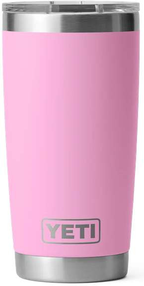YETI Rambler Tumbler 20oz with Magslider Lid Power Pink - TackleDirect