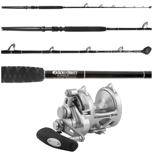 ロッド PENN INTERNATIONAL LD3050 TackleDirect TDPS643050WTSIN Platinum Hook Standup / Penn