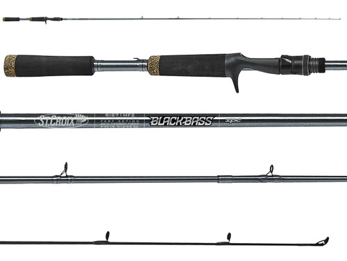casting rod st croix bass x St. Black 7'10