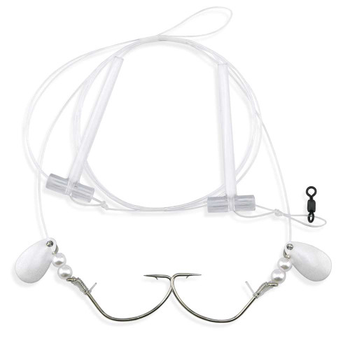 Aqua-Clear FW-2P2S Flounder/Weakfish High/Low Rig - TackleDirect