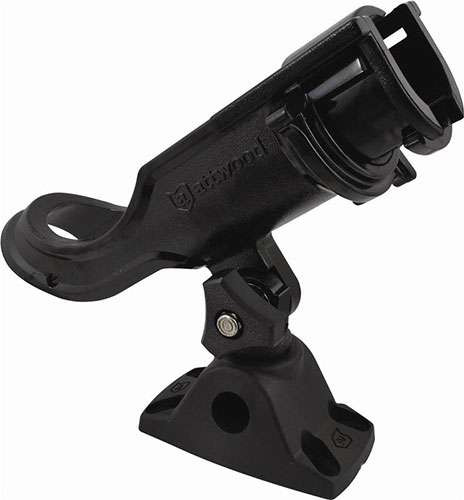 Attwood Heavy Duty Rod Holder w/ Combo Mount Black TackleDirect