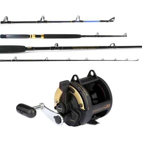 shimano boat rod Vengeance Stand-Up and perfect for a variety of boat fishing applications Shimano TLD-25 Triton Reel /