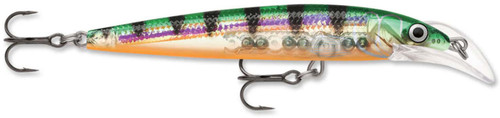 Rapala Scatter Rap Deep Husky Jerk Fishing Lure - Hot Tiger Pattern