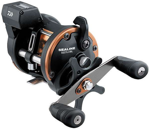 daiwa 7 line counter reels Accudepth Plus Reel Profile Casting Reel is saltwater and freshwater tough for light or heavy lines Daiwa 7' 20-40lb Fishing Rod