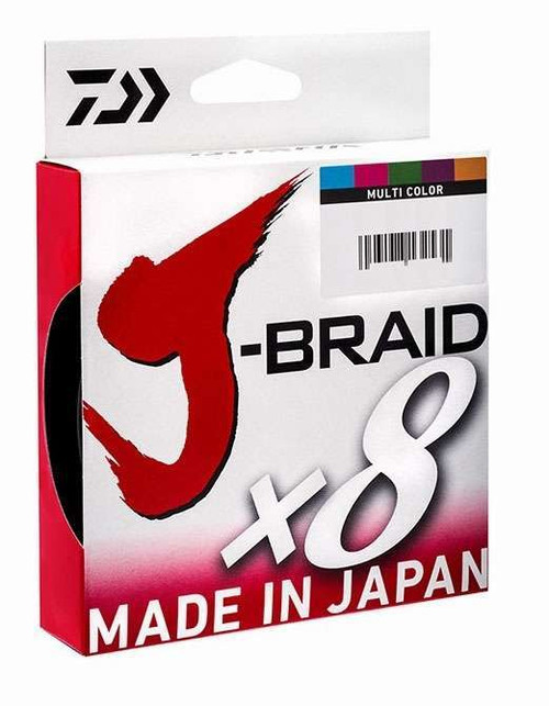 Daiwa J-Braid Multi-Color Line Bulk - 3000m - 80-120# 100