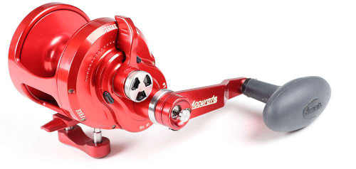 Accurate FX2-600-R Boss Fury 2-Speed Reel - Red - TackleDirect