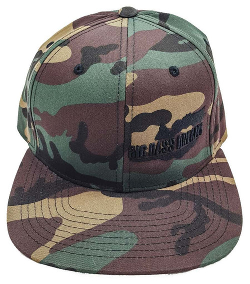Big Bass Dreams Logo Classic Hat Camo/Black Embroidery