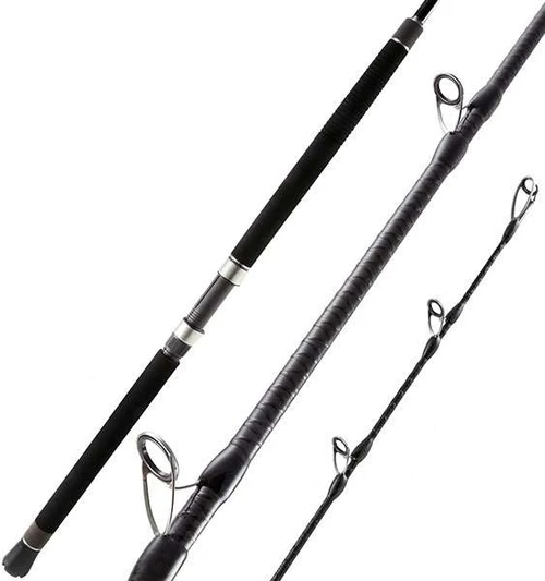 okuma boat casting rod 7 length heavy power fast action Competition Bait | 6.6 Ft - MH | Ft - M, MH allowing for better maneuverability and fatigue Okuma Catalina Boat Rods CT-C-761HA