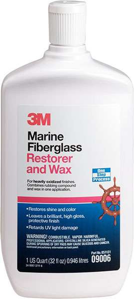 3M Marine 9006 Fiberglass Restorer and Wax - 32 oz. - TackleDirect 3M Marine 9006 Fiberglass Restorer and Wax - 32 oz. - TackleDirect