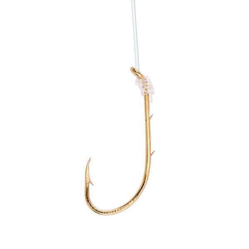 Lazer Sharp Baitholder Hook, Gold, Size: 5/0