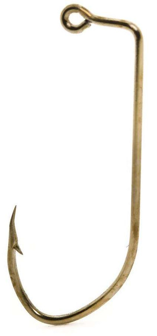 Mustad 32500 1X Skipjack Bronze Jig Hooks - 100 Pack - 2/0
