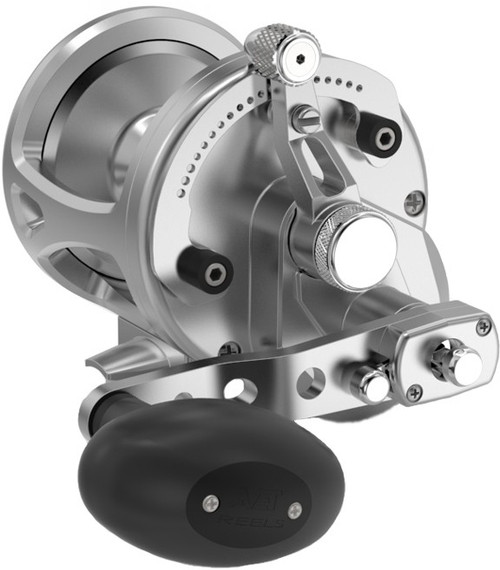 Avet LX 6/3 Raptor 2-Speed Lever Drag Reel - Silver - TackleDirect