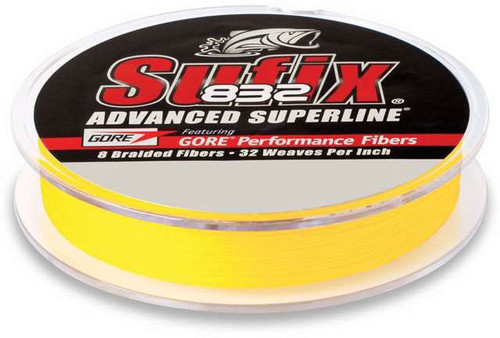 Sufix 660-108Y 832 Advanced Superline - 8lb - TackleDirect