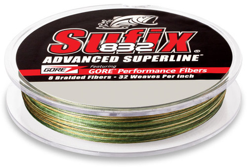 Sufix 832 Advanced Superline Camo 20lb 600yds