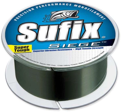 8lb mono fishing line Ande Premium Monofilament - 1/8 lb. Spool - 2 lb. Test and is available in Clear and Pink. Sufix Siege 662-108G Monofilament Fishing